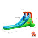 single water slide product features